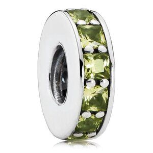 Pandora "Eternity" Spacer Charm in Olive Green (*Discounted Shipping*)